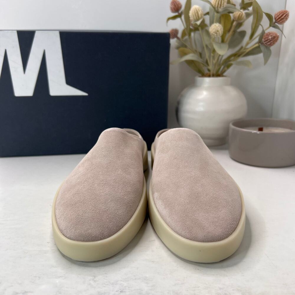 Wolf & Shepherd Shoes Cruise Mule Fair Slip On Gray/Vanilla Men 7.5/Women 9 NWB - Picture 2 of 10